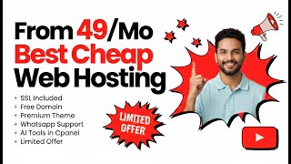 cheap web hosting | Best Cheap Web Hosting 2026  |  Free Domain Name +