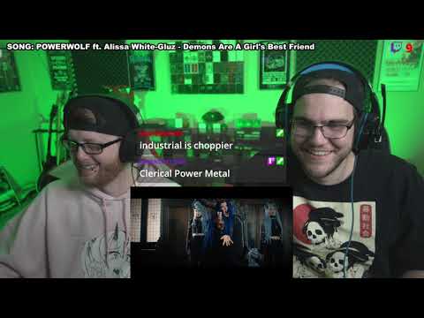 Live Stream Reactions! | POWERWOLF ft. Alissa White-Gluz - Demons Are A Girl's Best Friend