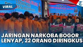 Buat Resah Warga! Polisi Sapu Bersih Pengedar Tembakau Sintetis di Bogor, 22 Orang Jadi Tersangka