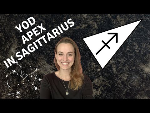 Sagittarius Yod Apex in Sagittarius Bases in Taurus and Cancer - Finger of God Apex Astrology