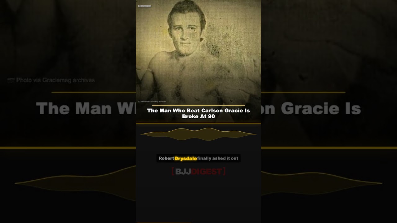 The Man Who Beat Carlson Gracie Is Broke At 90 #Shorts