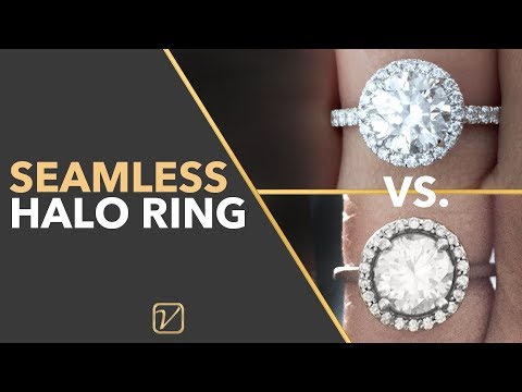 SEAMLESS HALO RING | What is a Seamless Halo Engagement Ring?