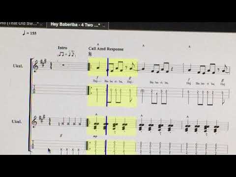 Rockfolket - Nalen - Burken - Hey Baberiba - 4 Two Ukulele´s  - Enjoy!