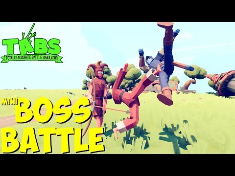 Mini Boss Battle(#5) : Kick Quartet(2 Taekwondo+2 Jester) / Nightmare - TABS Unit Possession Update