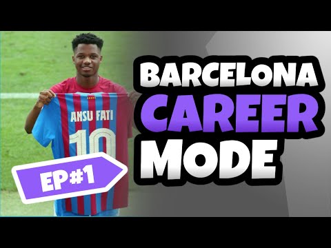 FIFA 22 BARCELONA CAREER MODE EP1- A NEW ERA BEGINS!