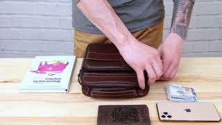 Месенджер чоловічий 20434 Vintage коричневий