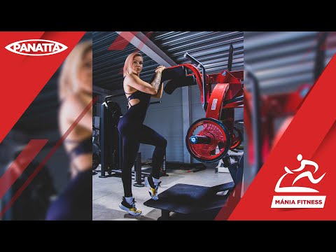 Szabó Nikolett és a Panatta Squat Machine - Guggoló gép