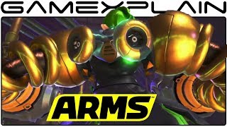New ARMS Character & Stage Revealed in 5.0 Update Trailer