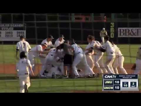 2014 Baseball #CAAChamps Game 2 -- #3 UNCW 11, #6 James Madison 10