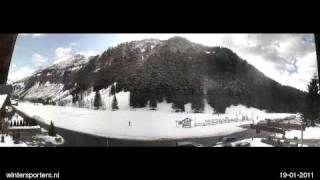 preview picture of video 'Massif des Aravis Le grand Bornand webcam time lapse 2010-2011'