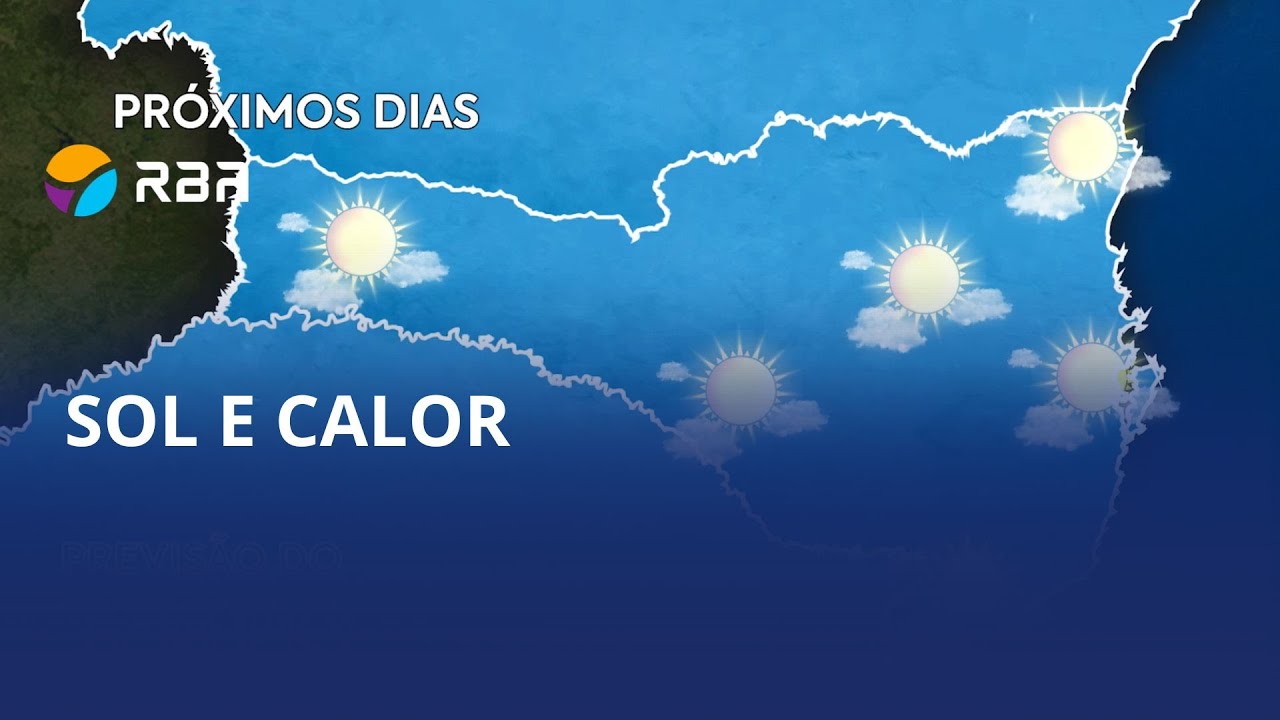 Fim de semana terá sol, calor e possibilidade de chuva no Alto Vale