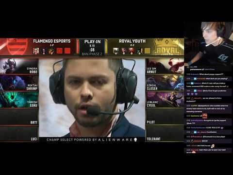 LS commentates FLA vs RYL - Group D, Play in, Day 4, Worlds 2019