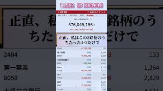 日本株 #株初心者 #株式投資 #投資の勉強 #資産運用 #お金の勉強 #資産形成 #配当金活 #長期投資 #日本株投資 #youtubeshorts #投資