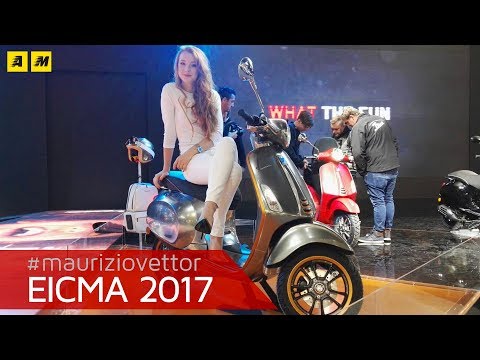 EICMA 2017 - Piaggio Vespa Elettrica 2018