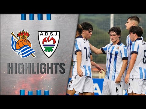 HIGHLIGHTS | 2ª RFEF | J5 | Real Sociedad C 4 - 0 AD San Juan