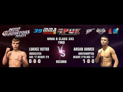 GPUK Night of the Gladiators 39: Lukasz Kutko vs Ahsan Ahmed