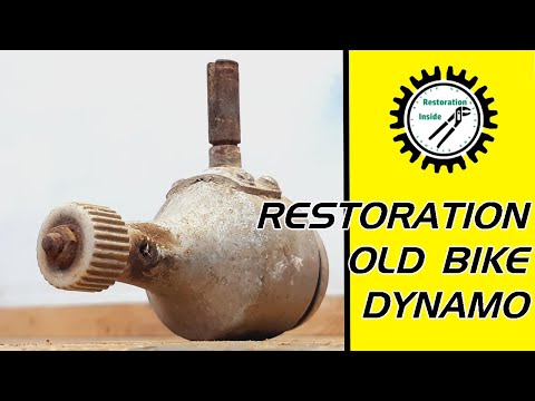 restoration old bike dynamo made in ukraine