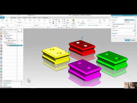 NX CAM  G54 G55 G56 G57 FIXSTURE OFFSET
