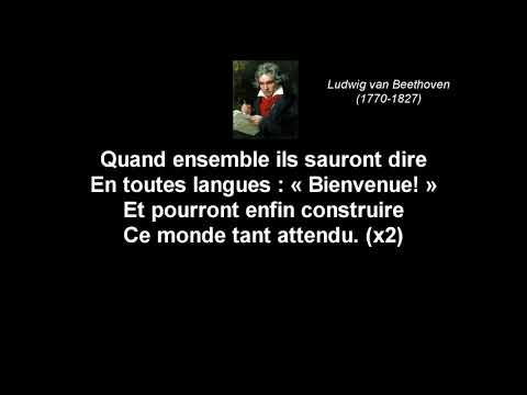 Hymne à la joie - version française avec paroles