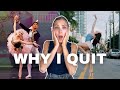 Why I QUIT Ballet As A Professional Dancer Ex Ballerina On Body Image Injuries Quitting