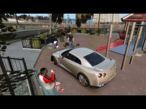 GTA IV CRASH TESTING NISSAN GTR R35