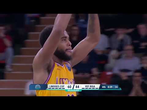 Tough Call 3:  Limoges CSP vs VEF Riga  - Blocking foul