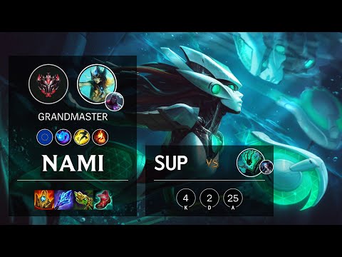Nami Support vs Thresh - EUW Grandmaster Patch 11.8