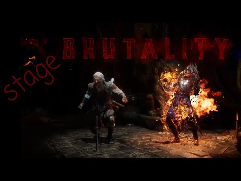 Stage Brutality Shaolin Trap Dungeon. Mortal Kombat 11.