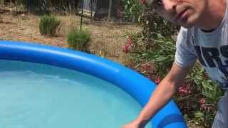 piscine hors sol nettoyage terre  2015