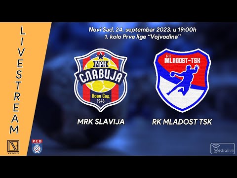 MRK SLAVIJA Novi Sad - RK MLADOST TSK Bački Jarak (Full match Livestream) [24.09.2023.]