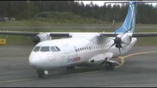 preview picture of video 'Kuopio airport traffic'