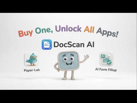 DocScan AI: Scanner, OCR & PDF video thumbnail