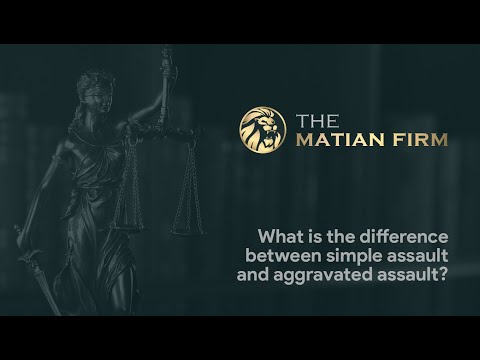 WHAT IS THE DIFFERENCE BETWEEN SIMPLE AND AGGRAVATED ASSAULT?