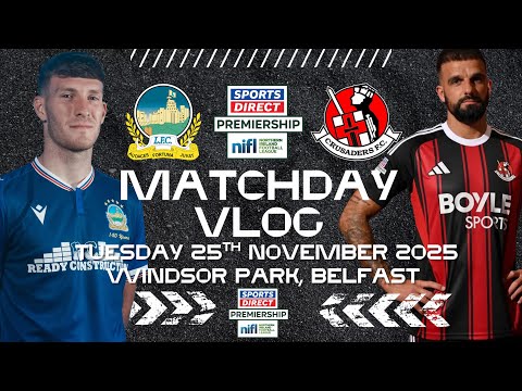 Linfield FC 1-0 Crusaders FC| Sports Direct Premiership Matchday Vlog| November 25th 2025. 