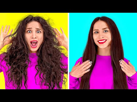 AWESOME HAIR HACKS || Cool Beauty Ideas For Your Hair by 123 GO!