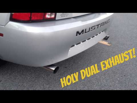 2002 v6 mustang with Magnaflow dual cat back exhaust