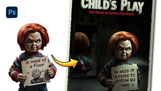 You Won't Believe How EASY Creating Horror Movie Posters in Photoshop Is