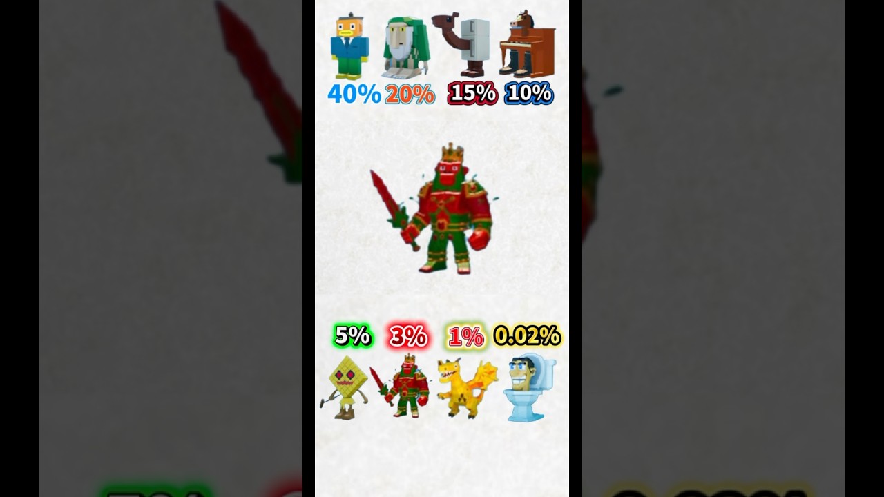 何のキャラが出たかコメントで教えてね!! #ブレインロット #ロブロックス #フォートナイト #shorts