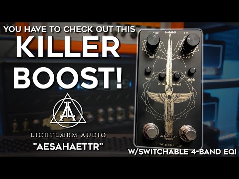 Lichtlaerm Audio Aesahaettr Boost / EQ Pedal image 2