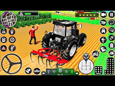 Modern Tractor Farming Driving Simulator 3D - New Tractor Games - Android Gameplay