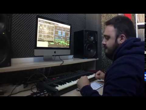 K-Style in the studio working on "Carlos Perez, K-Style - Voices From The Cliff"