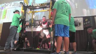 John Haack 1708lb total at 181-Drug-Tested All-Time American Record