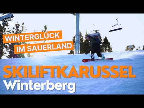 Winterglück im Skiliftkarussel Winterberg