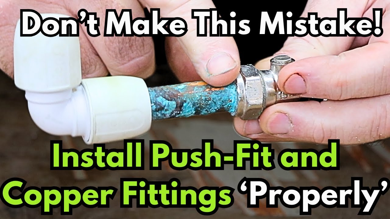 Pro Tips For Installing or Extending Copper, Plastic Welded or Push-fit Pipes
