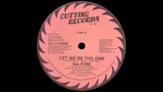 Sa Fire ‎– Let Me Be The One Vocal
