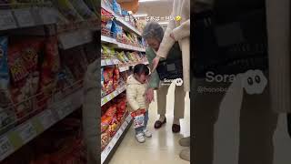 ママ＝厳しい。ばあば＝甘い🤣｜子育てあるある