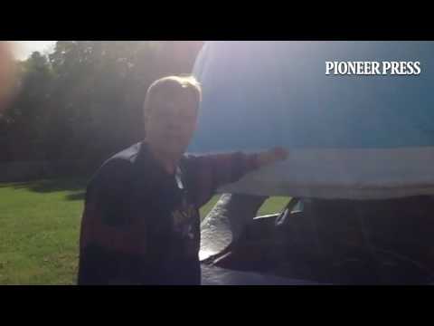 The old whale car from WAYL-FM radio station now beached at South City Motors in South St. Paul