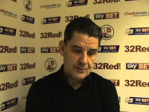 Reaction: John Gregory on Port Vale defeat