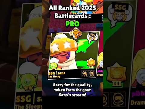 Todas las NUEVAS cartas de batalla clasificatorias de 2025 🔥 #brawlstars #clasificatorias #cartas...