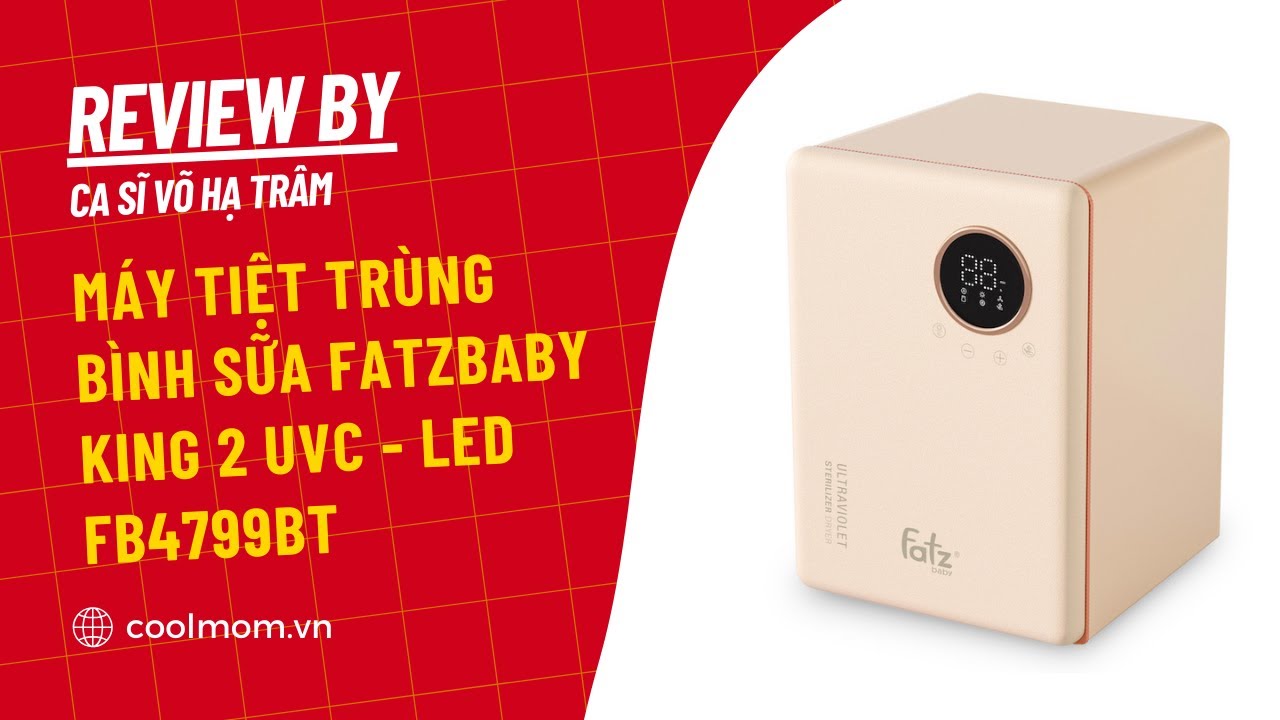Máy tiệt trùng bình sữa Fatzbaby UVC KING 2 FB4799BT